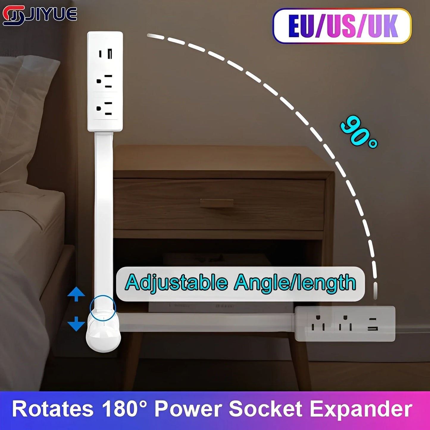 Adaptable Rotating Outlet Extender