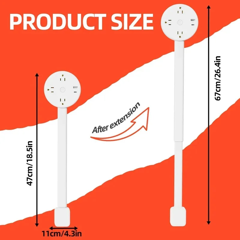 Adaptable Rotating Outlet Extender